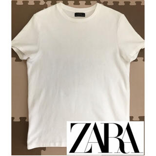 ザラ(ZARA)のカットソー Tシャツ 白 ZARA(Tシャツ/カットソー(半袖/袖なし))