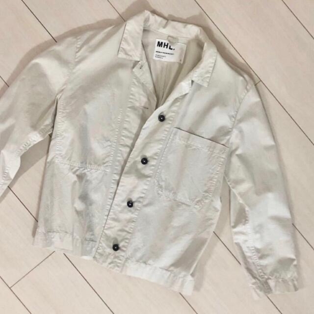 MHL   linen cotton blouson  I size