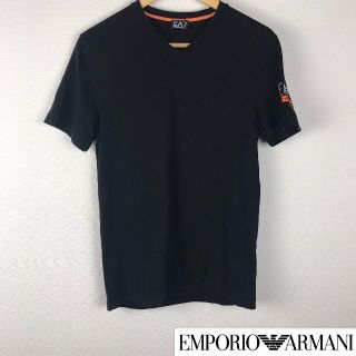 エンポリオアルマーニ(Emporio Armani)の美品 エンポリオアルマーニ 半袖Tシャツ ブラック サイズS(Tシャツ/カットソー(半袖/袖なし))