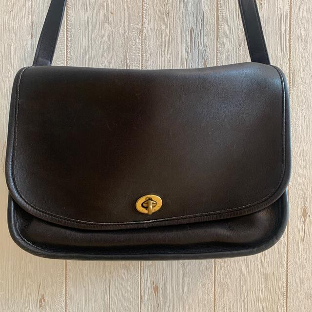 COACH - オールドコーチ Coach ショルダーバッグ 黒の通販 by りー's