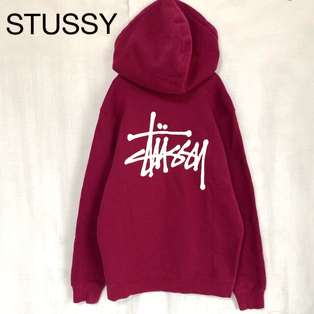 【美品】【希少カラー】STUSSY ステューシー　パーカー　ビッグシルエット