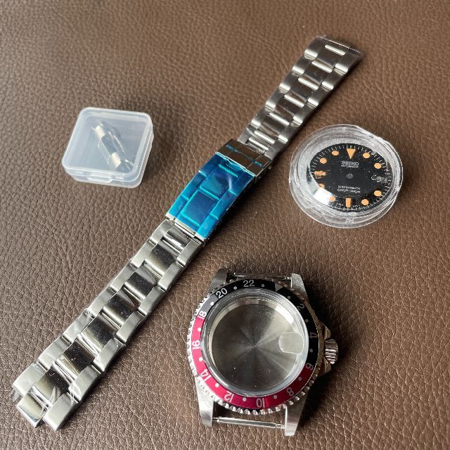SEIKO MOD NH35 GMT ビンテージ カスタム時計パーツセット