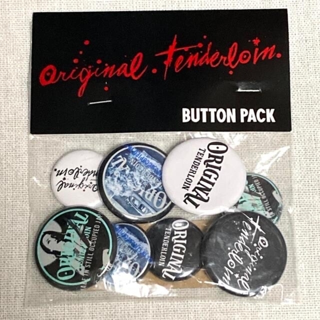 19AW 新品未開封 テンダーロイン BUTTON PACK 缶バッジ