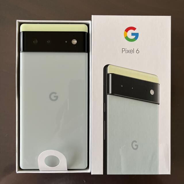 お年玉セール特価】 Google - Google Pixel6 128GB Sorta Seafoam