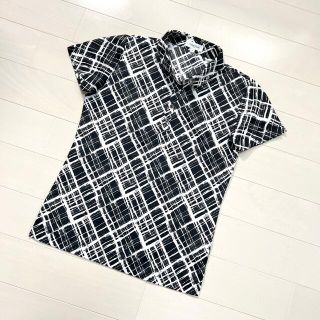 カルバンクライン(Calvin Klein)のカルバンクラインゴルフ Calvin Klein レディース M 白×黒(ウエア)