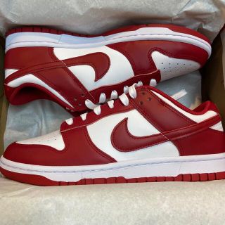 ナイキ(NIKE)のNIKE DUNK LOW Gym Red 26.5cm(スニーカー)