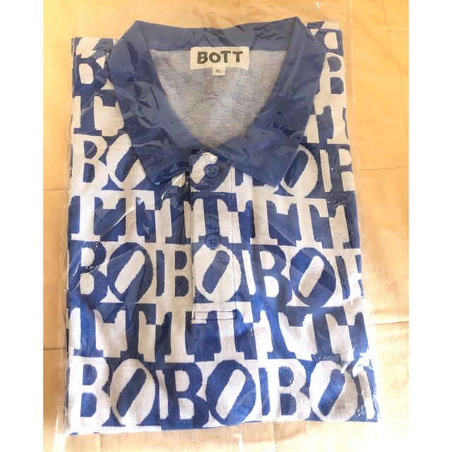 BoTT square Logo S/SL Jacquard Polo 22SSメンズ 