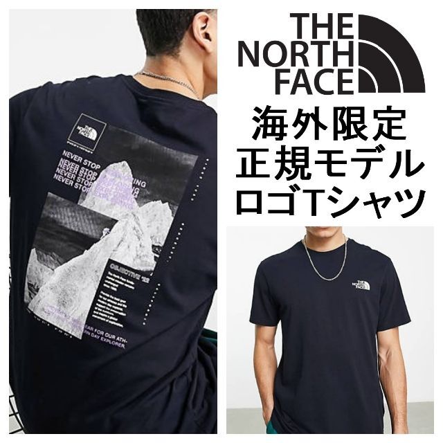 THE NORTH FACE(ザノースフェイス)の★新品 THE NORTH FACE Tシャツ 紺色★ メンズのトップス(Tシャツ/カットソー(半袖/袖なし))の商品写真