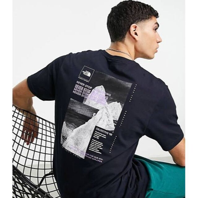 THE NORTH FACE(ザノースフェイス)の★新品 THE NORTH FACE Tシャツ 紺色★ メンズのトップス(Tシャツ/カットソー(半袖/袖なし))の商品写真