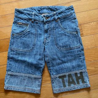 ターチー(TAHCHEE)の美品　ターチー　デニムハーフパンツ　S (デニム/ジーンズ)