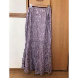 グレイル(GRL)のGRL グレイル マーメイドスカート　ピンク　Lサイズ　新品未使用(ロングスカート)