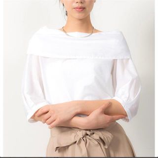 エヌナチュラルビューティーベーシック(N.Natural beauty basic)のTONAL 新品未使用　2wayノットブラウス(シャツ/ブラウス(半袖/袖なし))