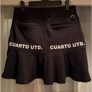 CUARTO UTD. ｸﾜﾙﾄﾕﾅｲﾃｯﾄﾞｺﾞﾙﾌｳｪｱ ﾐﾆｽｶｰﾄ 黒(ウエア)