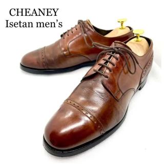 チーニー(CHEANEY)のCHEANEY × Isetan Men's パンチドキャップ ストレートチップ(ドレス/ビジネス)