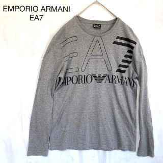 エンポリオアルマーニ(Emporio Armani)のEMPORIO ARMANI EA7 アルマーニ　ロンT ビッグロゴ　グレー(Tシャツ/カットソー(七分/長袖))