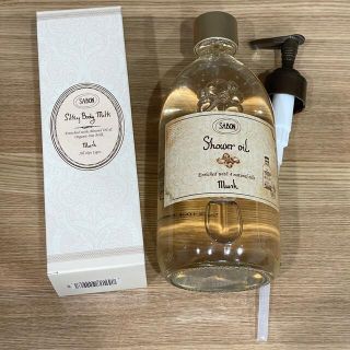 サボン(SABON)のSABON ムスク シャワーオイル 500ml シルキーボディミルク 200ml(ボディクリーム)