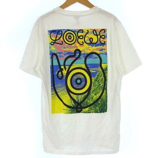 ロエベ(LOEWE)のロエベ LOEWE Tシャツ 半袖 ロゴ プリント コットン ホワイト 白 XS(Tシャツ/カットソー(半袖/袖なし))