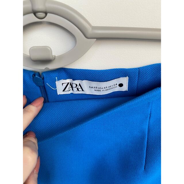 ZARA(ザラ)のZARA ブルーミニスカート レディースのスカート(ミニスカート)の商品写真