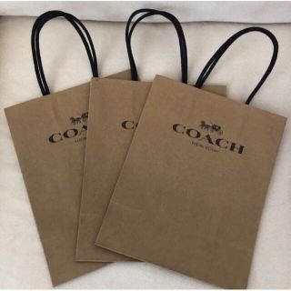 コーチ(COACH)の新品★COACH コーチ ショップ袋 3枚セット 財布 小物 ポーチ(財布)