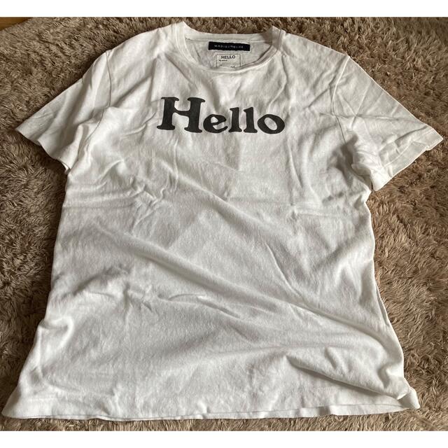 マディソンブルー Hello ロゴ tシャツ 白 01 美品 | florariabliss.ro