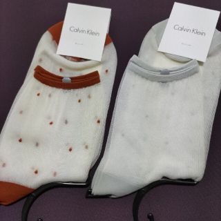 カルバンクライン(Calvin Klein)のカルバン・クライン　レディース靴下２足セット(ソックス)