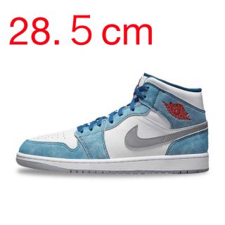 ナイキ(NIKE)のNike Air Jordan 1 Mid White/University(スニーカー)