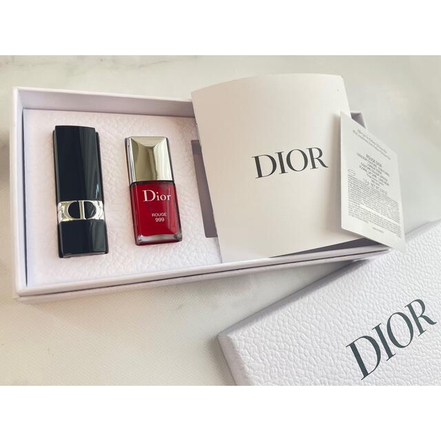 Dior(ディオール)のDior ノベルティ　ミラー　口紅　マニキュア レディースのファッション小物(ミラー)の商品写真