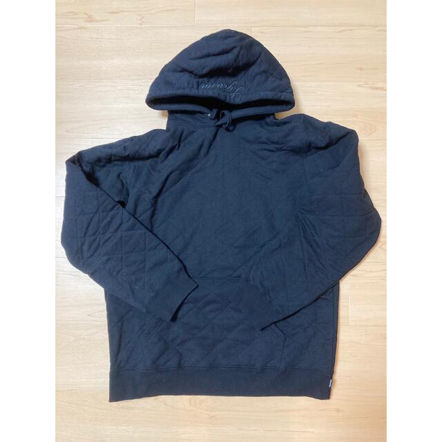 SUPREME 18AW Quilted Hooded black L 1