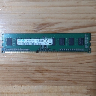 メモリ SAMSUNG DDR3 PC3-12800U 4GB(PCパーツ)