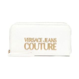 【新品未使用】 VERSACE JEANS COUTURE 長財布 ホワイト(財布)