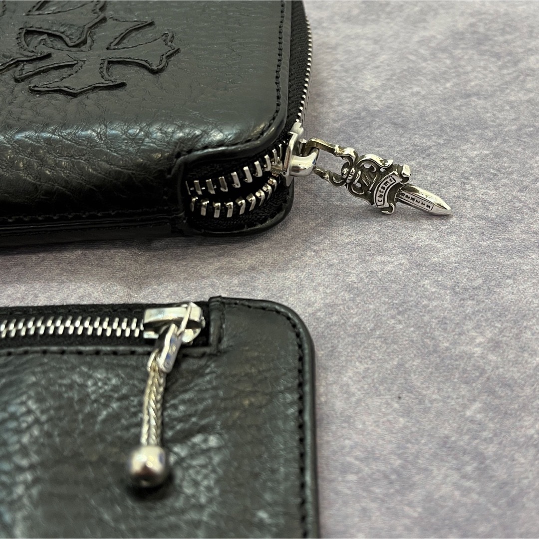 Chrome Hearts(クロムハーツ)のLA店購入 クロムハーツ WLT BBY BANK ROBBER BLACK メンズのファッション小物(折り財布)の商品写真