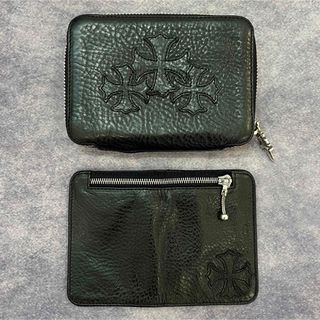 クロムハーツ(Chrome Hearts)のLA店購入 クロムハーツ WLT BBY BANK ROBBER BLACK(折り財布)