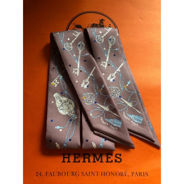 贈り物 - Hermes 美品 エルメス ツイリー レクレアポア 鍵 バンダナ+