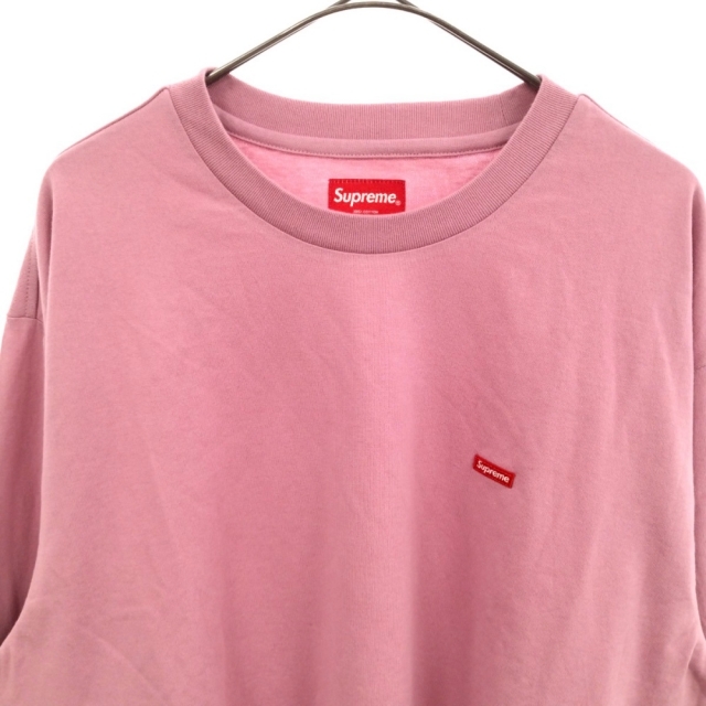 Supreme(シュプリーム)のSUPREME シュプリーム 22ss Small Box L/S Tee スモールボックス ロングスリーブTシャツ カットソー ピンク メンズのトップス(Tシャツ/カットソー(七分/長袖))の商品写真