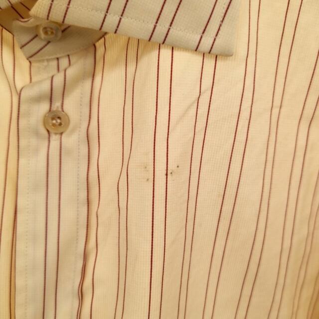 はラクマ Gucci - GUCCI グッチ 21SS コットンストライプ 長袖シャツ