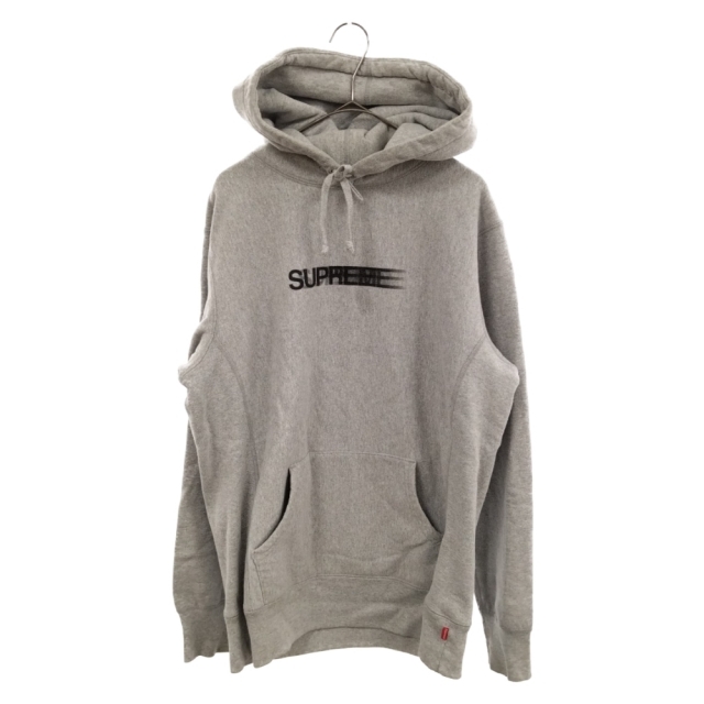 パーカー Supreme - supreme motion logo パーカーM グレーの通販 by