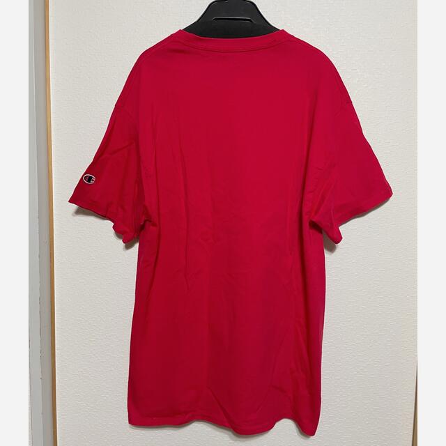 Champion(チャンピオン)のチャンピオン　メンズ　Tシャツ　赤　オーバーサイズ　女性にも　韓国ファッション メンズのトップス(Tシャツ/カットソー(半袖/袖なし))の商品写真