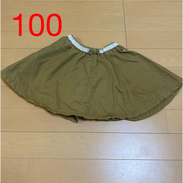 mikihouse(ミキハウス)のスカート　100 キッズ/ベビー/マタニティのキッズ服女の子用(90cm~)(スカート)の商品写真
