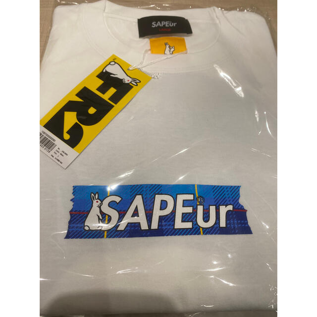 Tシャツ/カットソー(半袖/袖なし) Lサイズ SAPEur × FR2 コラボ 