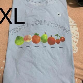ユニクロ(UNIQLO)のあつ森　ユニクロ　チュニック　フルーツ　XL(Tシャツ(半袖/袖なし))