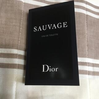 ディオール(Dior)の新品未使用試供品Diorディオールソバージュオードトワレメンズ男性香水(香水(男性用))