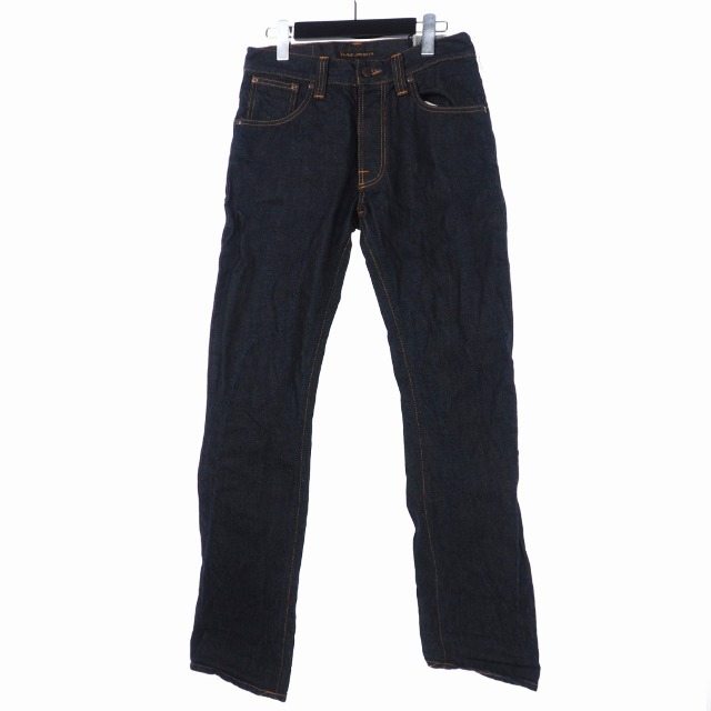 Nudie Jeans(ヌーディジーンズ)のヌーディージーンズ ボタンフライ ストレート デニムパンツ W30 L32 メンズのパンツ(デニム/ジーンズ)の商品写真