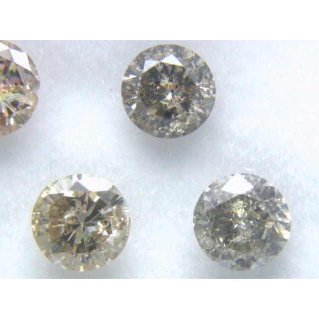 ブラウンカラー系 合計1.70ct 天然ダイヤ8ピースルース
