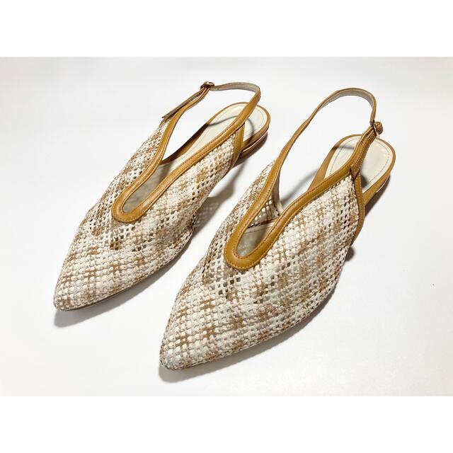 mame(マメ)のmame kurogouchi チェック パンプス ミュール マメ　クロゴウチ レディースの靴/シューズ(ハイヒール/パンプス)の商品写真