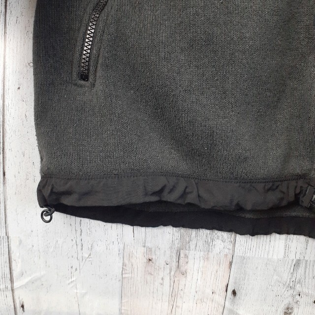 美品US規格ノースフェイスデナリジャケット黒ブラックグレー灰色XL刺繍ロゴ 7