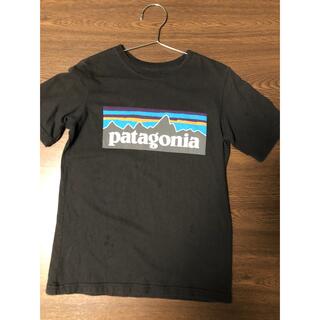 パタゴニア(patagonia)のパタゴニア  キッズ　半袖　ティシャツ　110cm XS ブラック(Tシャツ/カットソー)