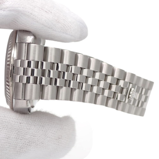 ロレックス デイトジャスト 自動巻き 腕時計 バーインデックス ステンレススチール SS シルバー M番(2007～2008年) 2008年6月購入） 116234 メンズ 40802027466【アラモード】