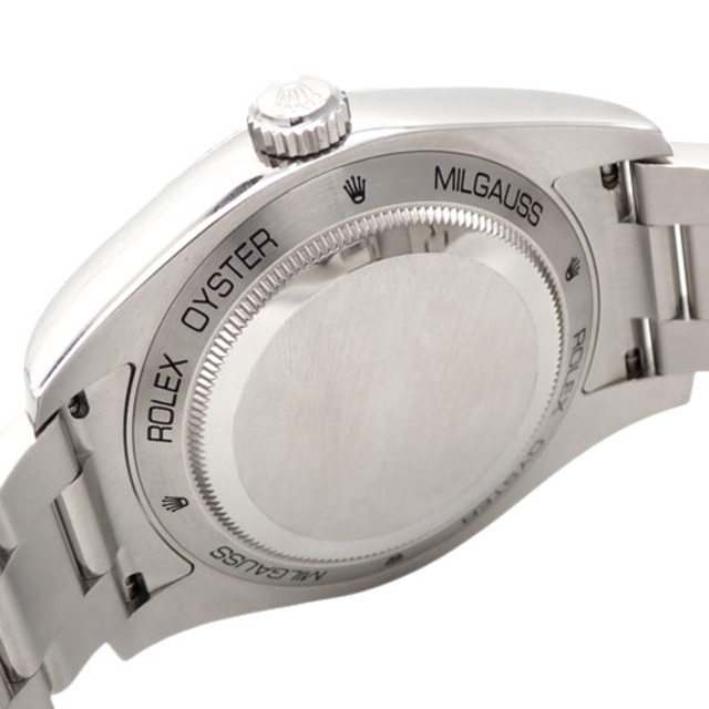 ロレックス ミルガウス 自動巻き 腕時計 ステンレススチール SS ブルー ブルー ランダム番 (2016年9月購入） 116400GV(2022年8月現在現行品) メンズ 40802030889【アラモード】