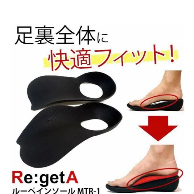 Re:getA(リゲッタ)のリゲッタ　インソールメンズ　2セット メンズの靴/シューズ(その他)の商品写真