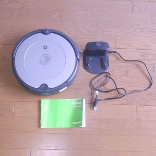 アイロボット(iRobot)の美品 動作確認済 iRobot アイロボット ロボット掃除機 グレー×ブラック(掃除機)